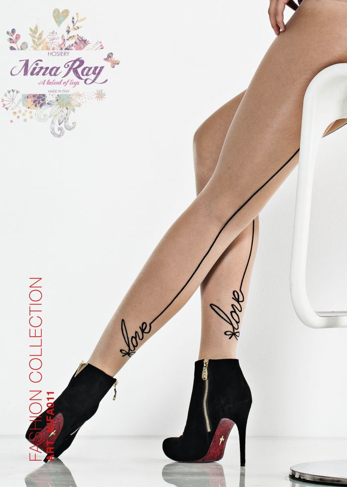 Nina Ray Nifa011  Nylon Love Pantyhose - 20.60 Den  Fashion Collection | Pantyhose Library