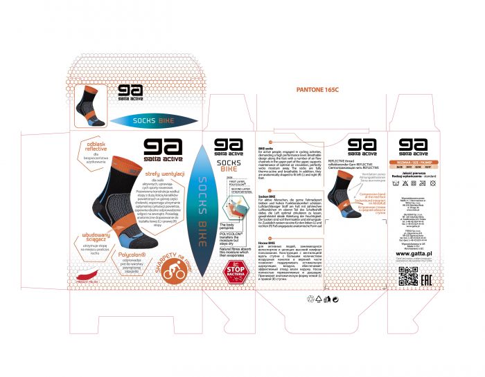 Gatta 04 Gatta Active Socks Bike Druk  Active Packs | Pantyhose Library