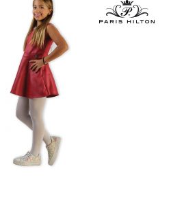 paris hilton collant bimba logo white