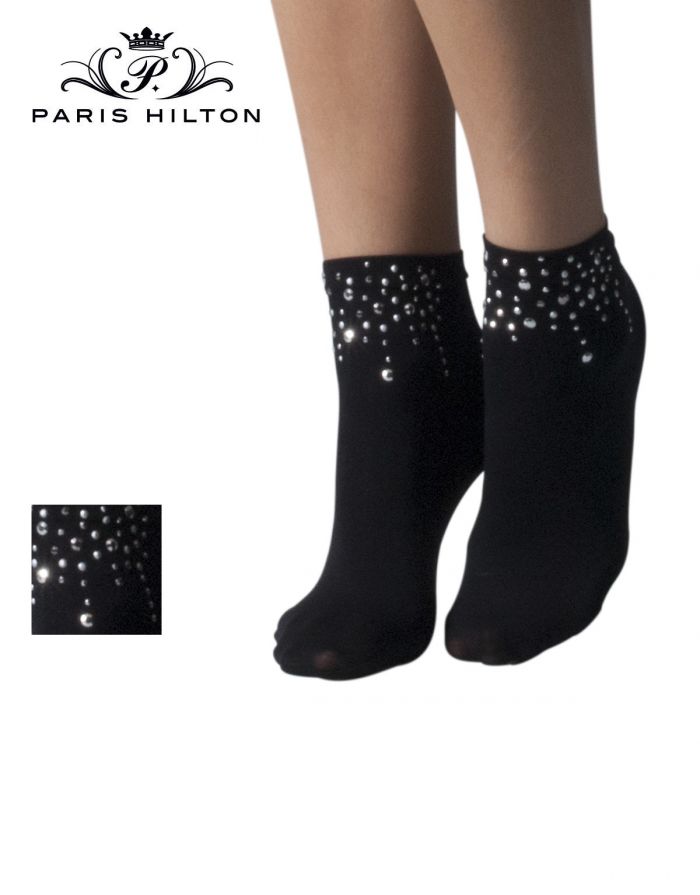 Paris Hilton Paris Hilton Calzino Borchie Micro 40 Den Front  Hosiery Collection 2017 | Pantyhose Library