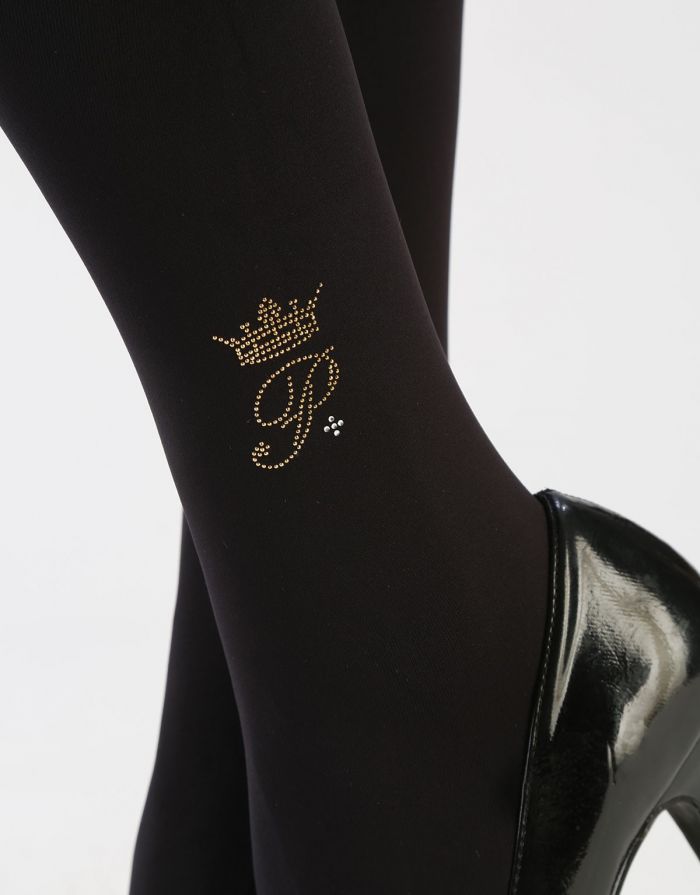 Paris Hilton Paris Hilton Collant 180 Den Logo In Caviglia Detail  Hosiery Collection 2017 | Pantyhose Library