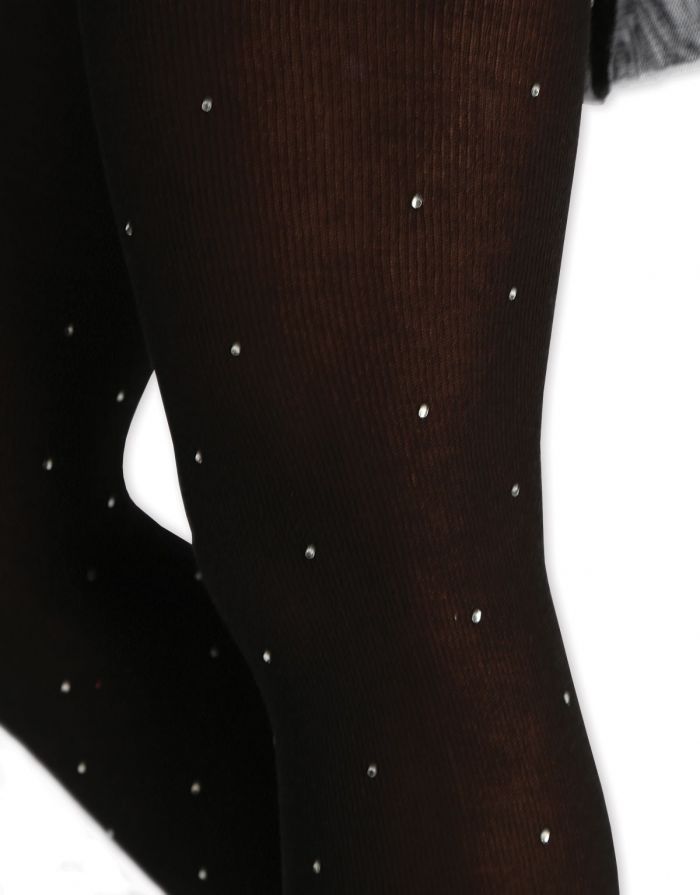 Paris Hilton Paris Hilton Collant Bimba Cotone Strass Allover Detail  Hosiery Collection 2017 | Pantyhose Library