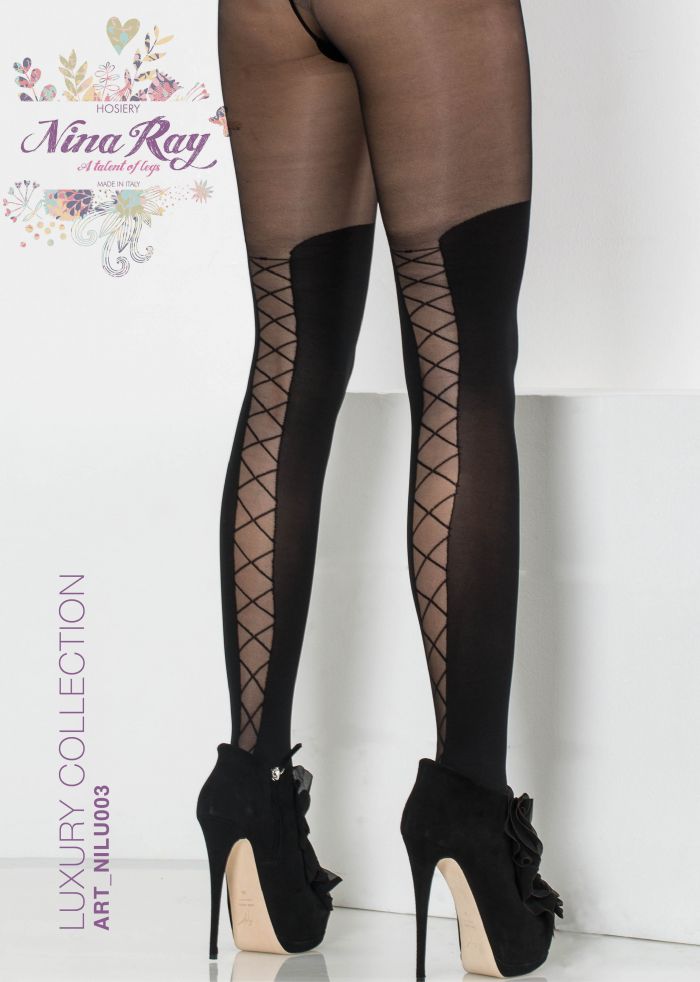 Nina Ray Semi-opaque Bustier Tights  Luxury Hosiery | Pantyhose Library