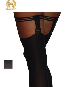 mock suspender tights with belt effect 20-40 den back detail