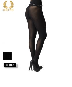 opaque seamless tights -50 den back