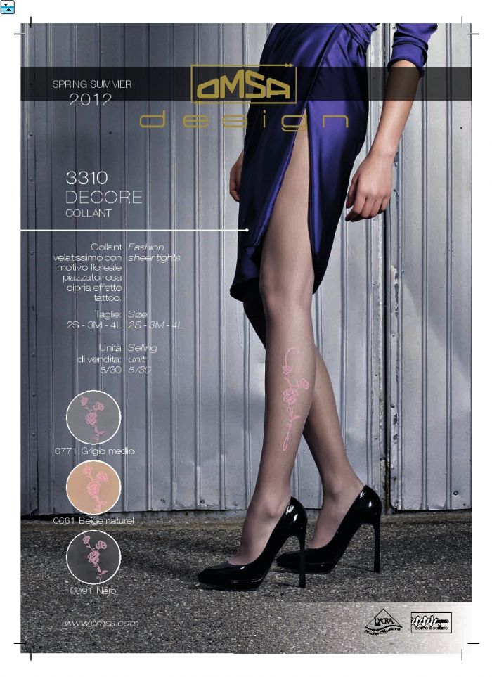 Omsa Omsa-ss-2012-4  SS 2012 | Pantyhose Library