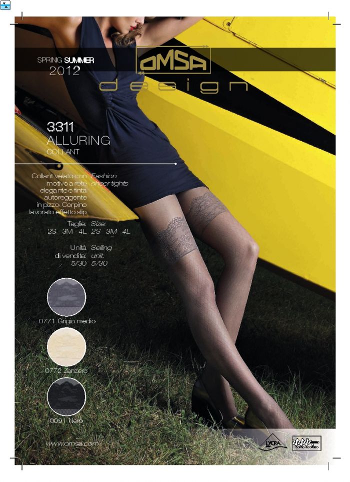 Omsa Omsa-ss-2012-5  SS 2012 | Pantyhose Library