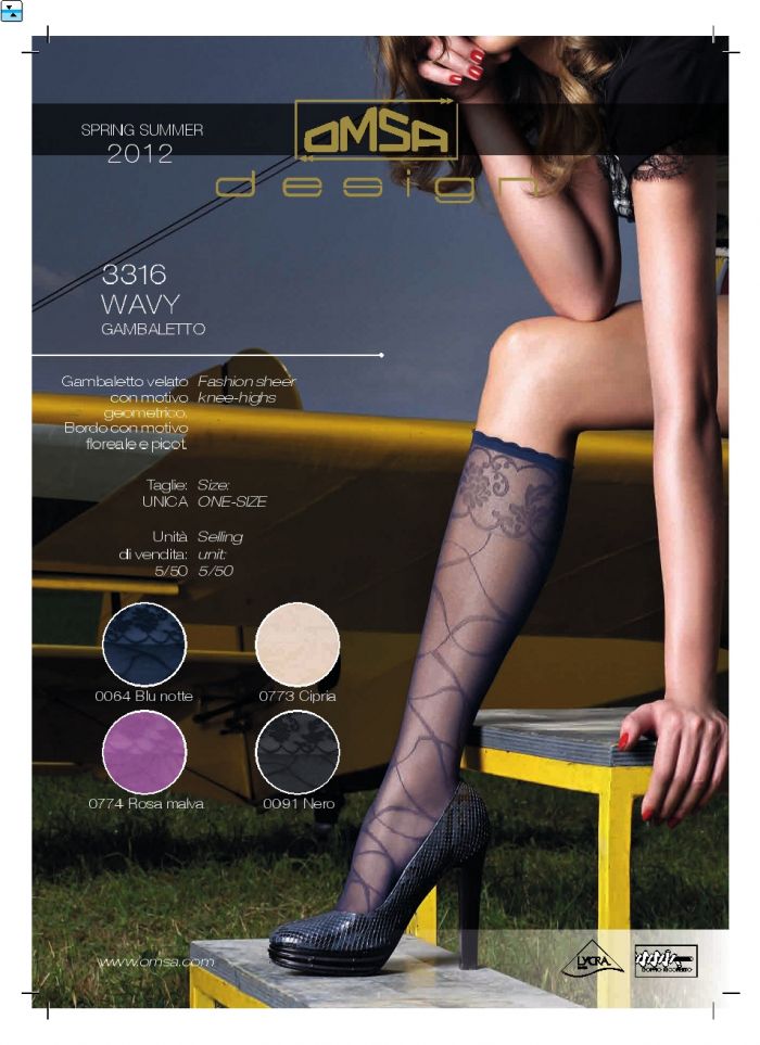 Omsa Omsa-ss-2012-10  SS 2012 | Pantyhose Library