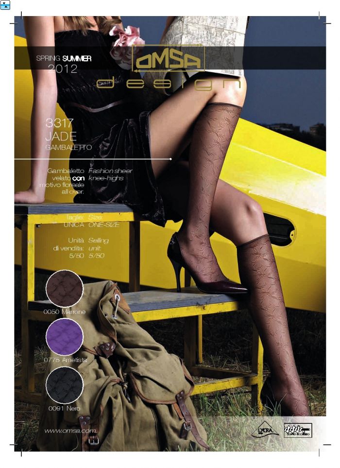 Omsa Omsa-ss-2012-11  SS 2012 | Pantyhose Library