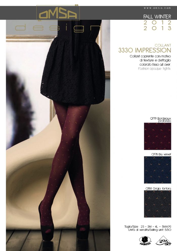 Omsa Omsa-fw-2012.13-2  FW 2012.13 | Pantyhose Library