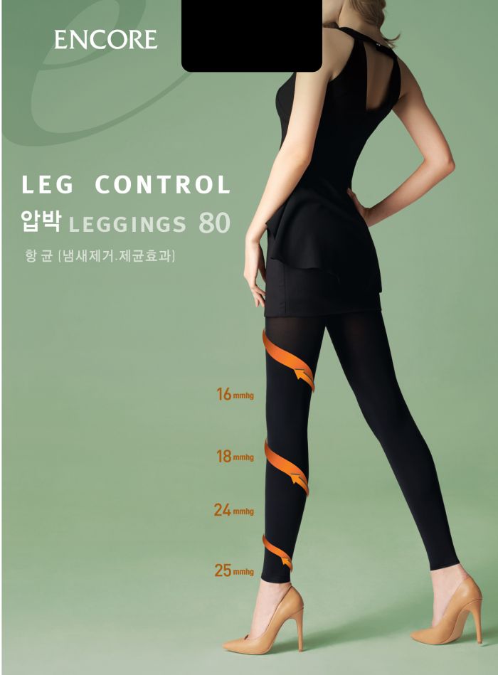 Encore Leg Control Leggings 80 Den  Hosiery 2017 | Pantyhose Library