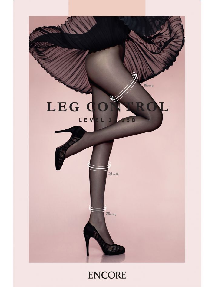 Encore Leg Control Level 3 35 Den  Hosiery 2017 | Pantyhose Library