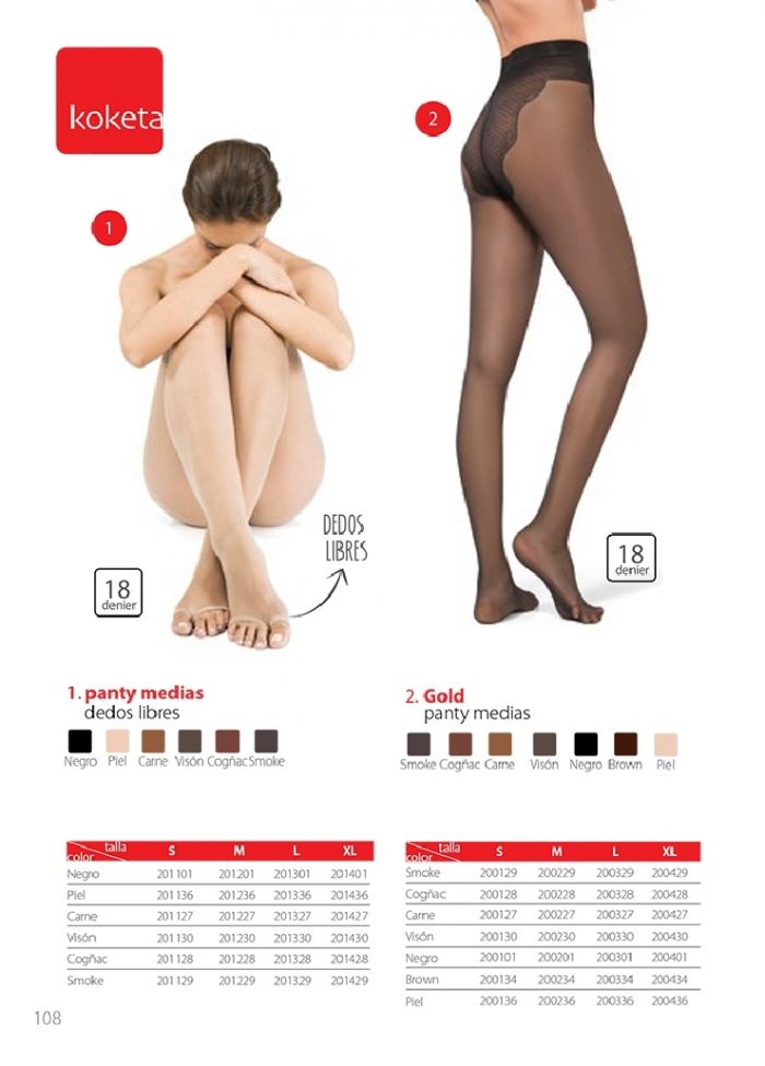 Koketa Koketa-catalog-2016-108  Catalog 2016 | Pantyhose Library