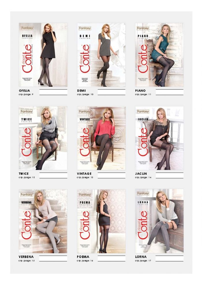 Conte Conte-elegant-fantasy-fw-2016.17-19  Elegant Fantasy FW 2016.17 | Pantyhose Library