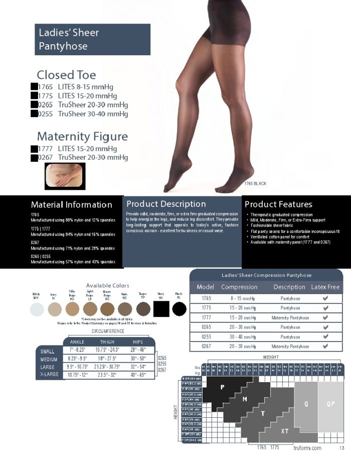 Truform Truform-compression-therapy-collection-13  Compression Therapy Collection | Pantyhose Library