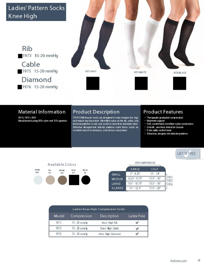 Truform Truform-compression-therapy-collection-19  Compression Therapy Collection | Pantyhose Library