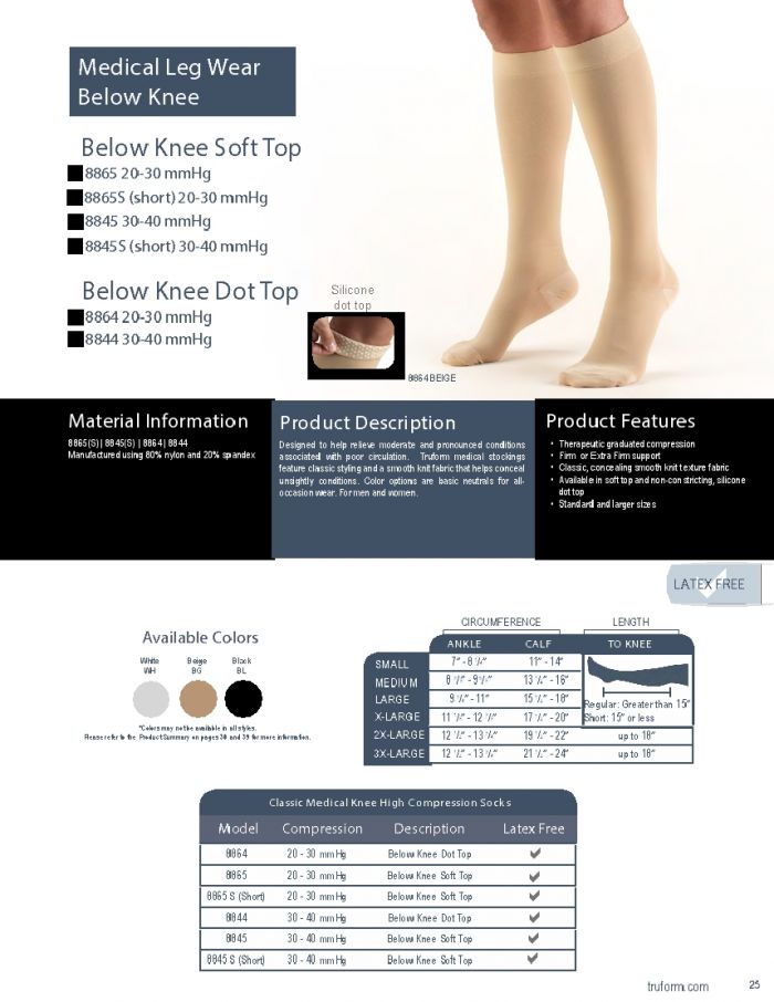 Truform Truform-compression-therapy-collection-25  Compression Therapy Collection | Pantyhose Library