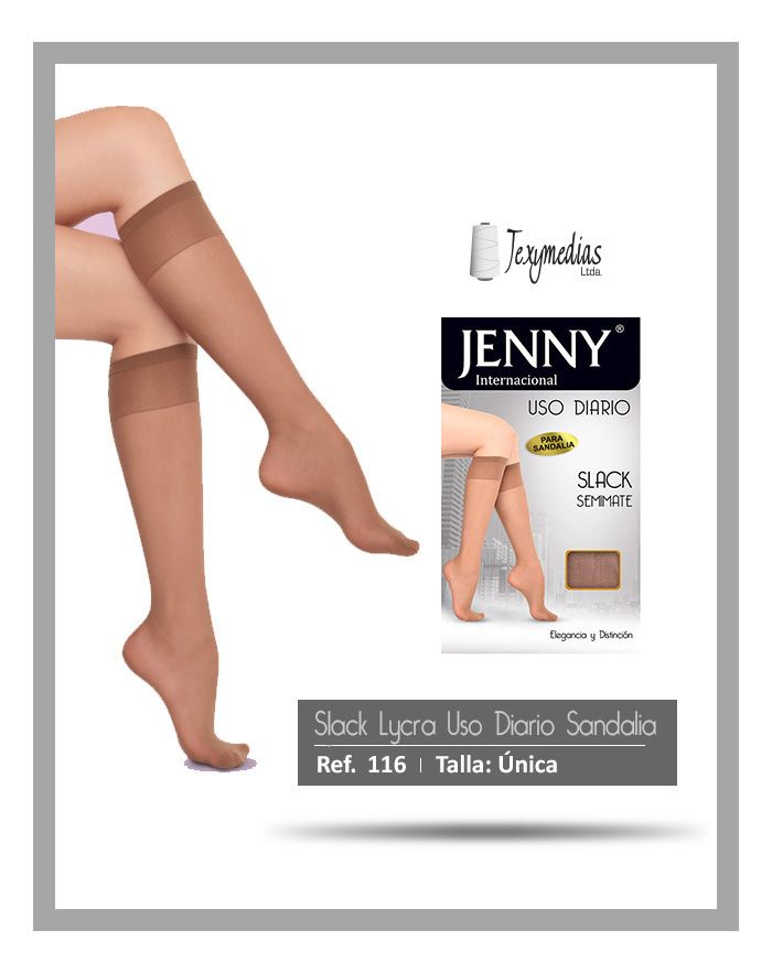 Medias Jenny Ref-116-media-lycra-jenny-texymedias-b  Hosiery Packages 2017 | Pantyhose Library