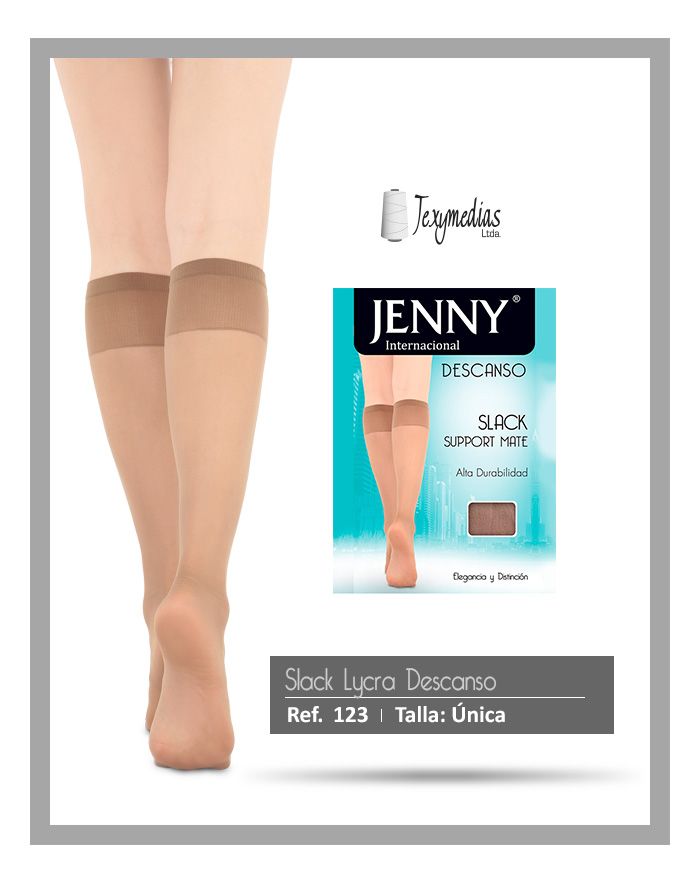 Medias Jenny Ref-123-media-lycra-jenny-texymedias-b  Hosiery Packages 2017 | Pantyhose Library