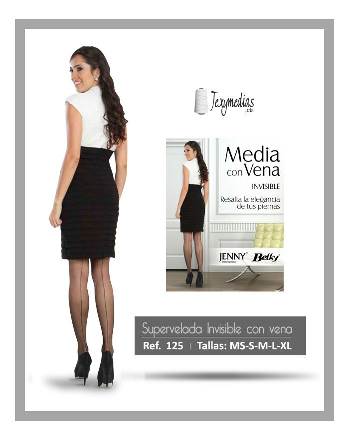 Medias Jenny Ref-125-media-belky-texymedias-b  Hosiery Packages 2017 | Pantyhose Library