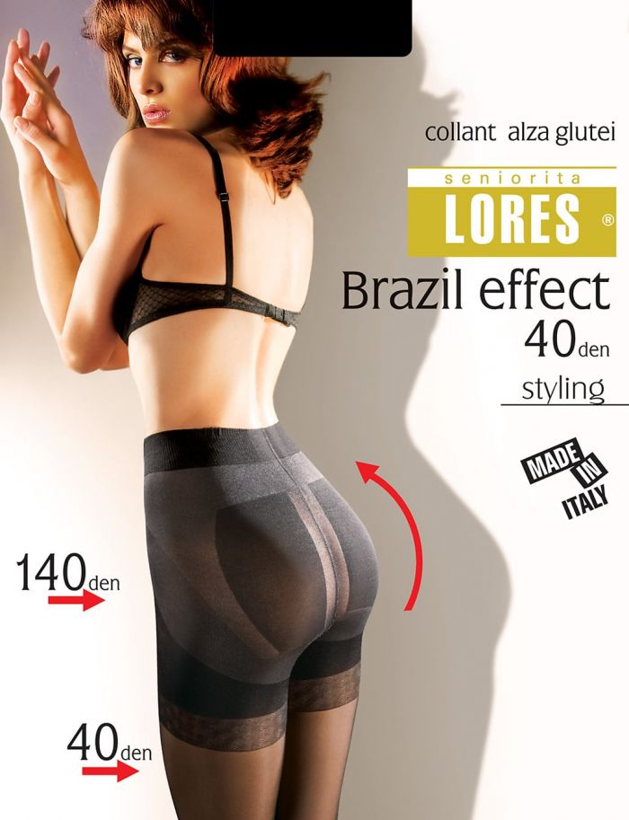 Seniorita Lores Brazil Effect 40 Den  Shaping Hosiery 2017 | Pantyhose Library