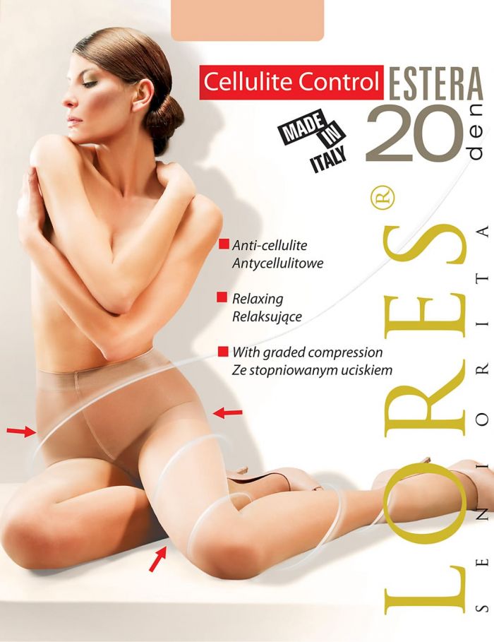 Seniorita Lores Cellulite Control Estera 20 Den  Shaping Hosiery 2017 | Pantyhose Library