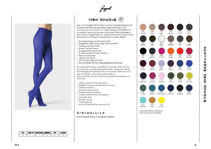 Fogal Fogal-basic-lookbook-2015-15  Basic Lookbook 2015 | Pantyhose Library