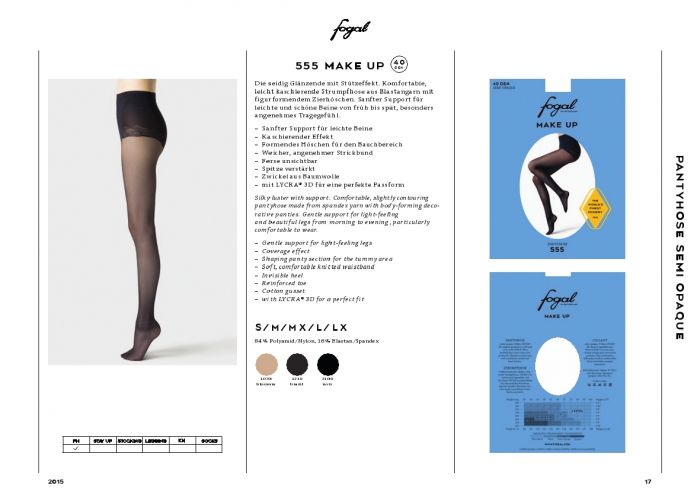 Fogal Fogal-basic-lookbook-2015-17  Basic Lookbook 2015 | Pantyhose Library