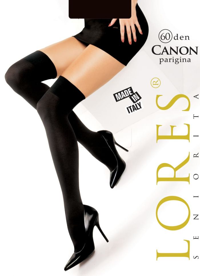 Seniorita Lores Canon 60 Den Parigina  Knee Over Knee and Socks | Pantyhose Library