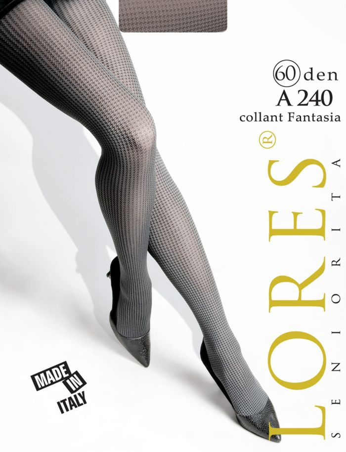 Seniorita Lores A240 60 Den Collant Fantasia  Collection 2017 | Pantyhose Library