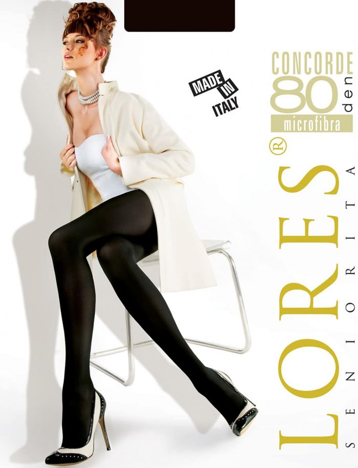 Seniorita Lores Concorde 80 Den Microfibra Tights  Collection 2017 | Pantyhose Library