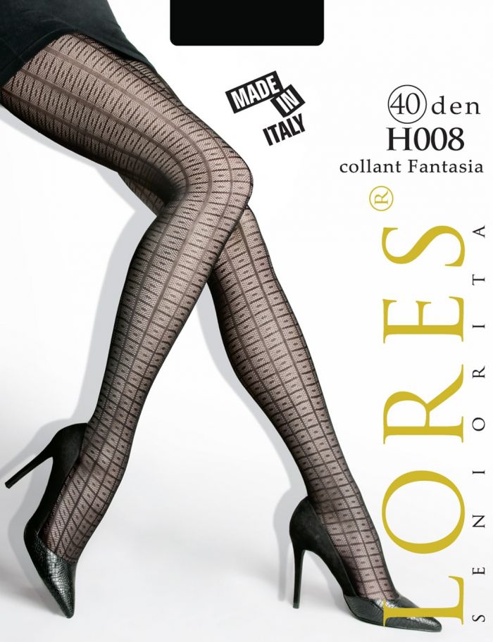 Seniorita Lores H008 40 Den Collant Fantasia  Collection 2017 | Pantyhose Library