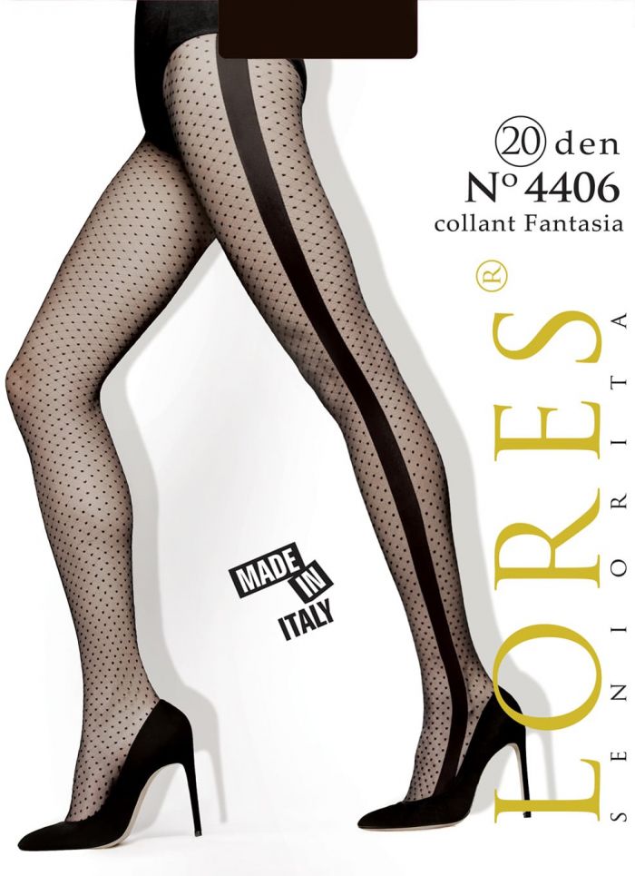 Seniorita Lores No 4406 20 Den Collant Fantasia  Collection 2017 | Pantyhose Library