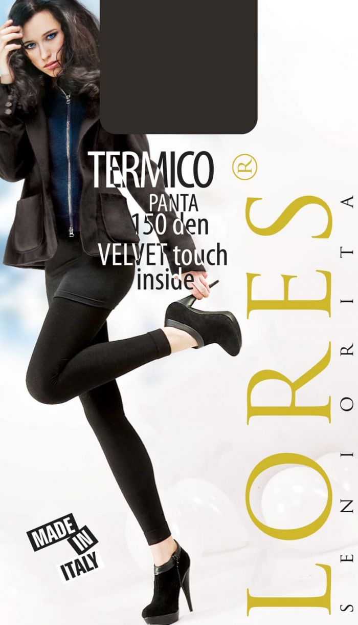 Seniorita Lores Termico 150 Den Pantacollant Velvet Touch  Leggings 2017 | Pantyhose Library