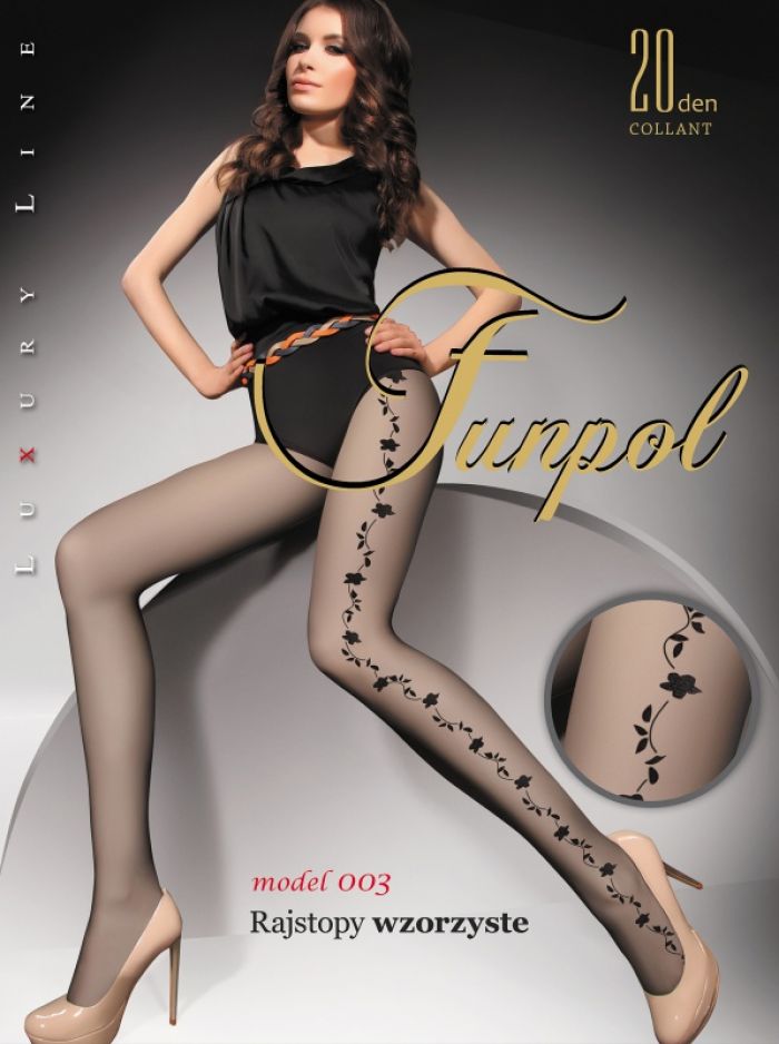 Funpol 003-20-den  Fancy Thin Pantyhose 2017 | Pantyhose Library