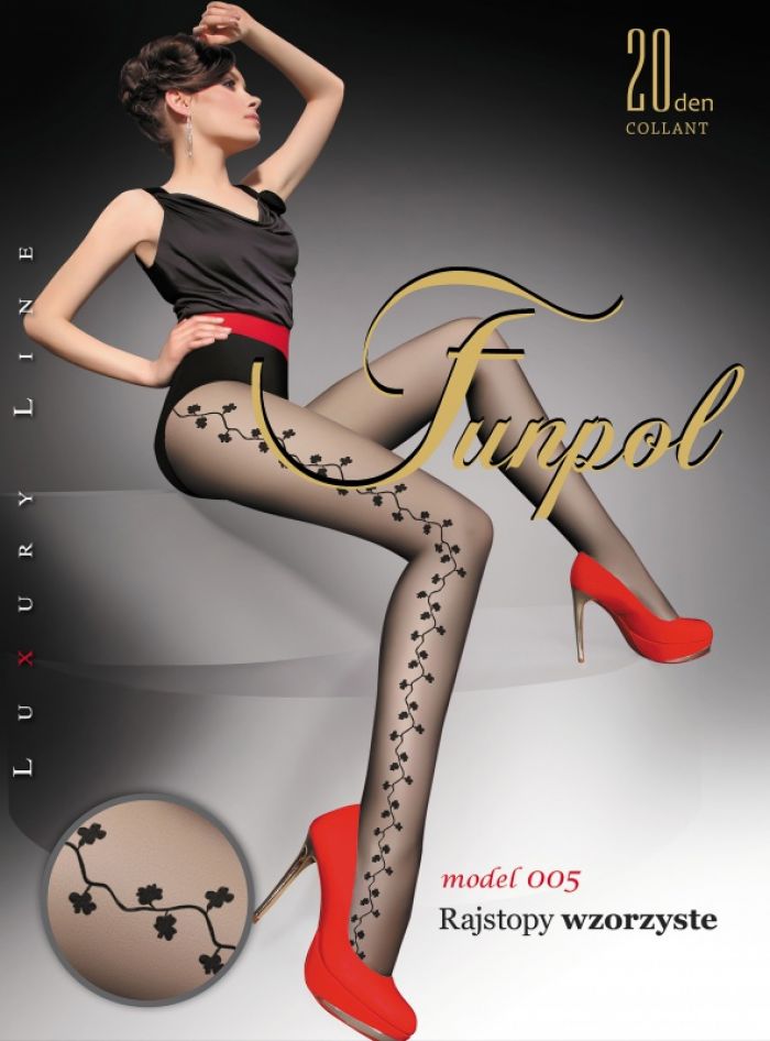 Funpol 005-20-den  Fancy Thin Pantyhose 2017 | Pantyhose Library