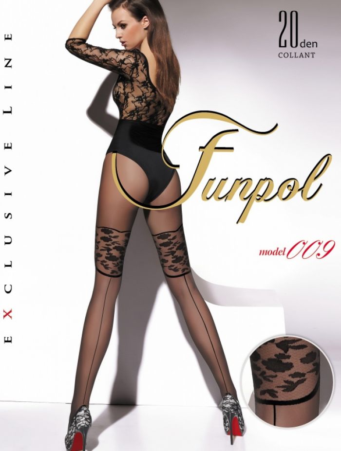 Funpol 009-20-den  Fancy Thin Pantyhose 2017 | Pantyhose Library