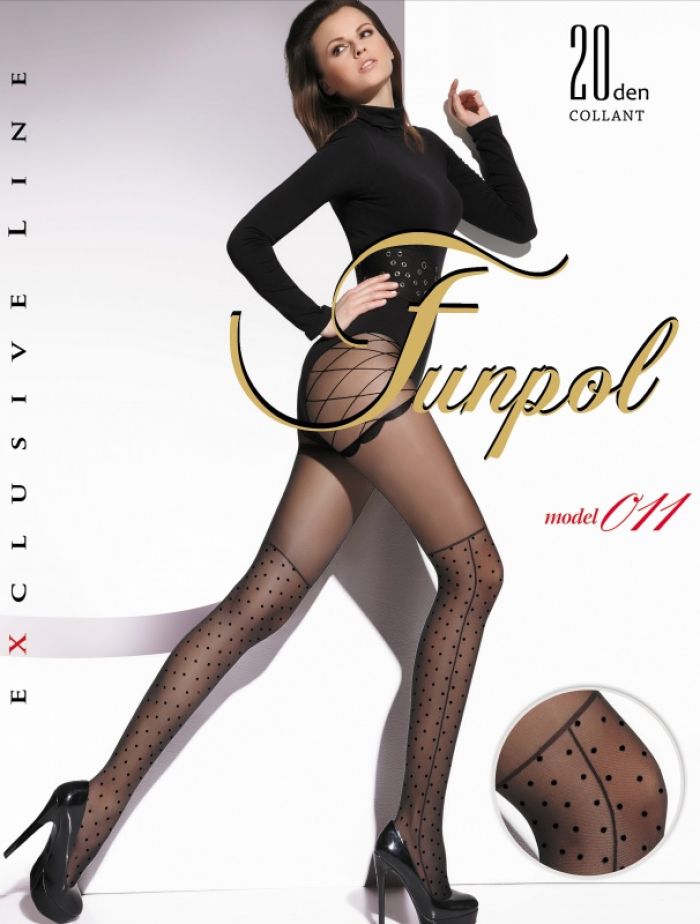 Funpol 011-20-den  Fancy Thin Pantyhose 2017 | Pantyhose Library