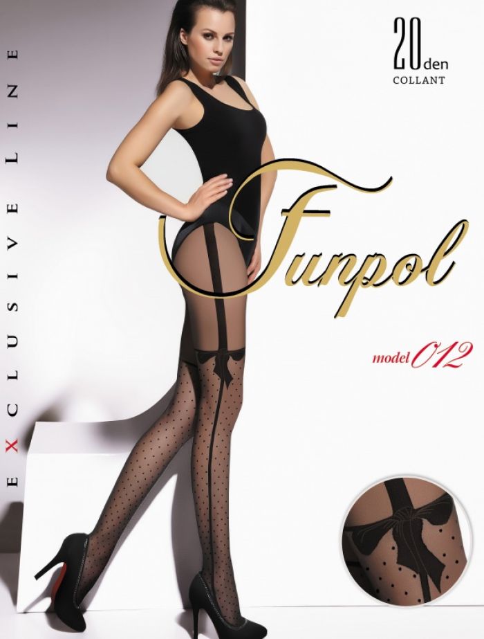 Funpol 012-20-den  Fancy Thin Pantyhose 2017 | Pantyhose Library