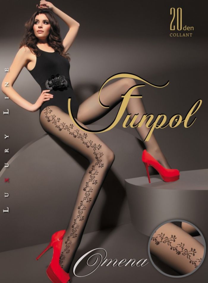 Funpol Omena-20-den  Fancy Thin Pantyhose 2017 | Pantyhose Library