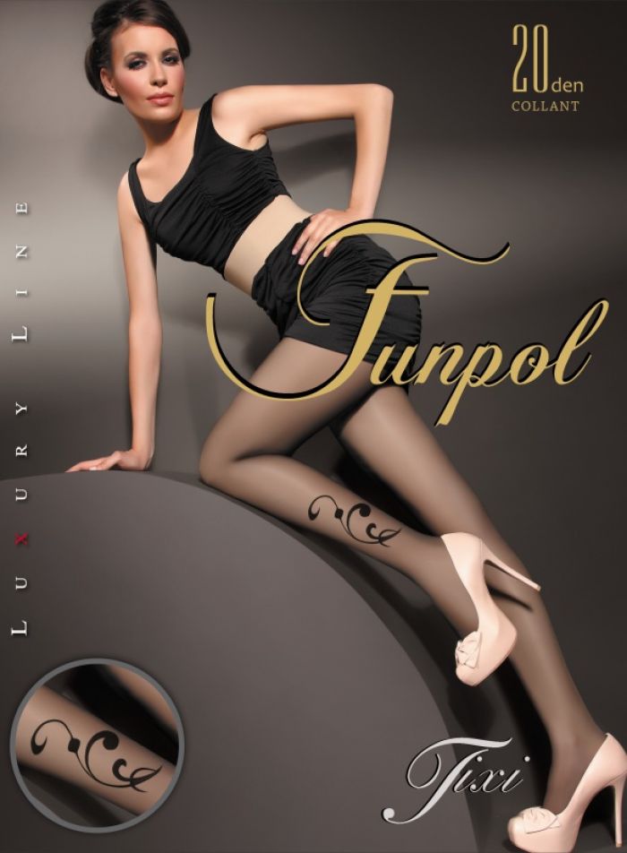 Funpol Tixi-20-den  Fancy Thin Pantyhose 2017 | Pantyhose Library