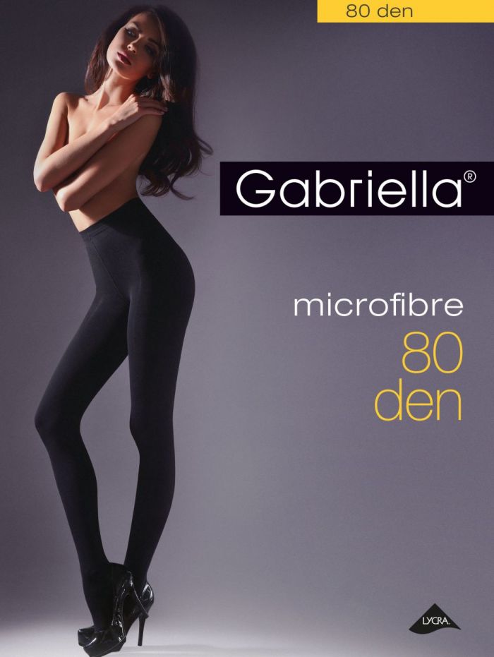 Gabriella Microfibre-80den-harisnya  Solid Colour Tights 2017 | Pantyhose Library