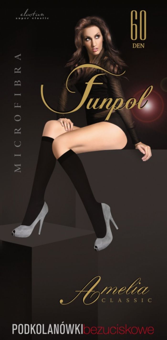 Funpol Podkolanowka-micro-amelia-60-den  Knee Highs 2017 | Pantyhose Library