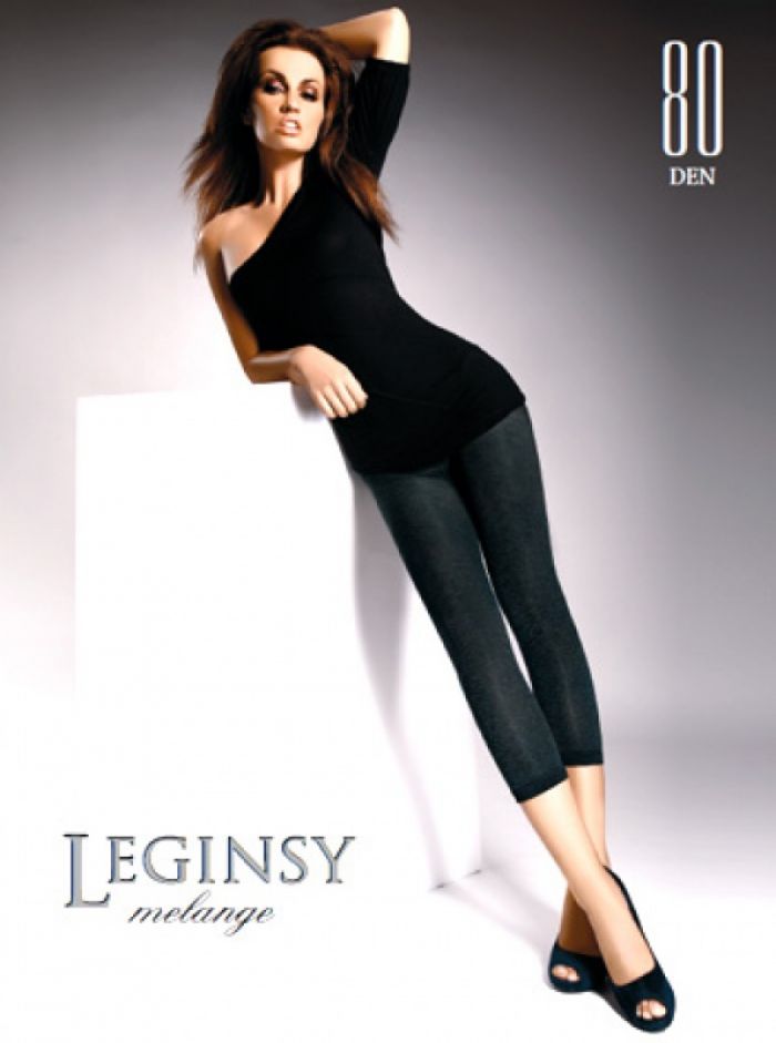 Funpol Leginsy-micro-melange-80-den-short  Leggings 2017 | Pantyhose Library