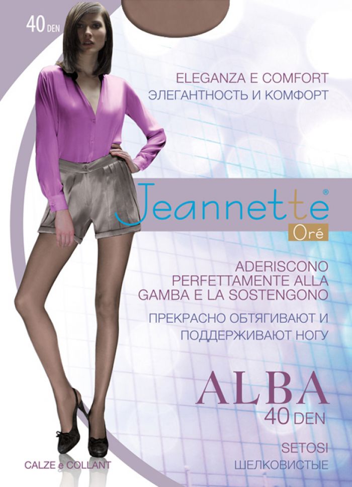 Jeannette Alba_40  Hosiery Collection | Pantyhose Library