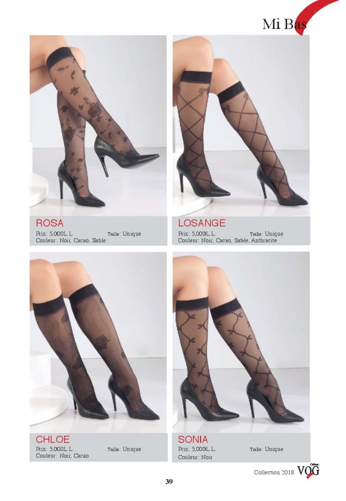 Collant VOG Collant-vog-ladies-hosiery-2018-39  Ladies Hosiery 2018 | Pantyhose Library