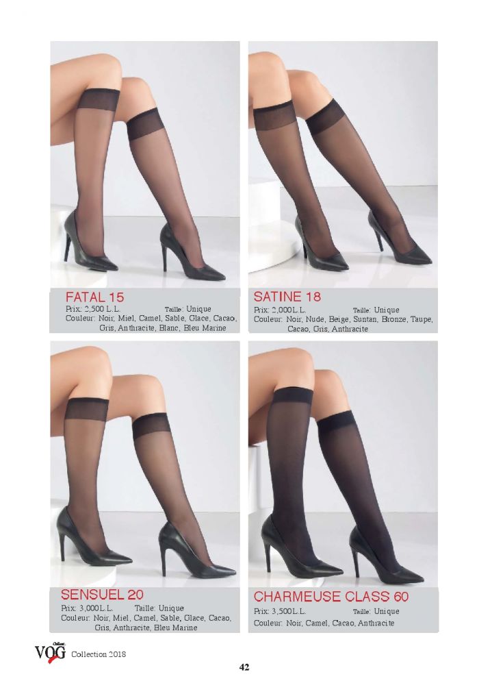 Collant VOG Collant-vog-ladies-hosiery-2018-42  Ladies Hosiery 2018 | Pantyhose Library