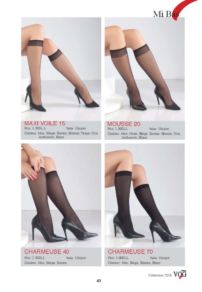 Collant VOG Collant-vog-ladies-hosiery-2018-43  Ladies Hosiery 2018 | Pantyhose Library