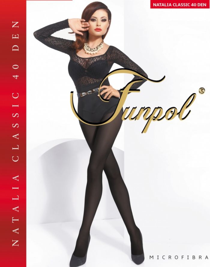 Funpol Rajstopy-microfibra-natalia-40-den  Leggings 2017 | Pantyhose Library