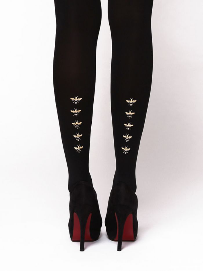 Virivee Golden-bees-tights  Hosiery Collection 2017 | Pantyhose Library